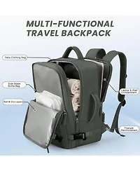 Piscifun 16 Inch Laptop Carry On Travel Backpack Waterproof Daypack With Usb Charging Port