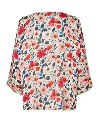 Masai Copenhagen Women's Floral 3/4-Sleeve Relaxed Tunic Blouse
