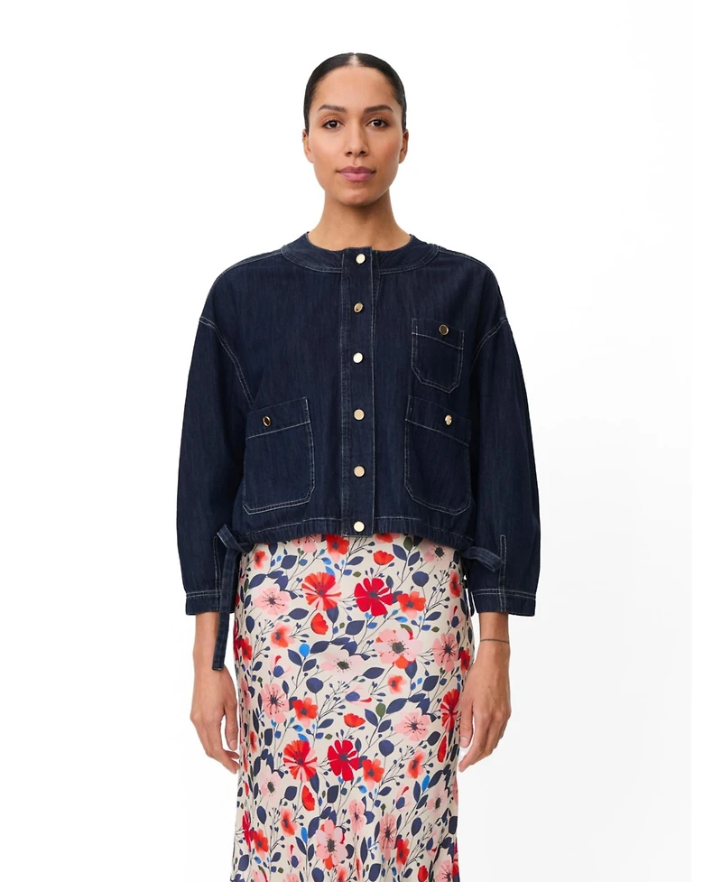 Masai Copenhagen Women's Cropped Button-Front Jacket