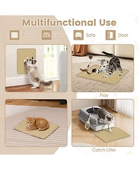 Hongge Horizontal Sisal Cat Scratching Mat Set of 6, 24 x 16 Inch