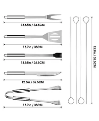 Xdovet Bbq Tool Set Stainless Steel Grill Accessories with Bag