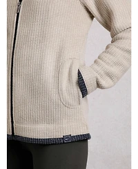 Weird Fish Women's Ariana Full Zip Grid Fleece