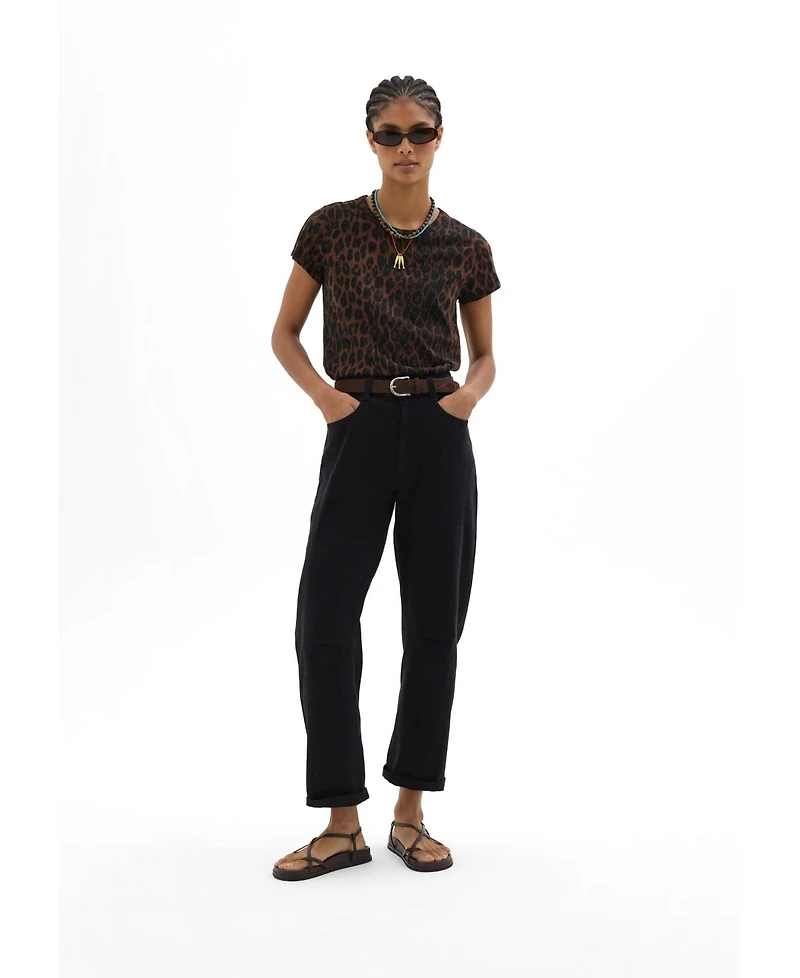 Hush Women's Cordi Barrel-Leg Twill Pants