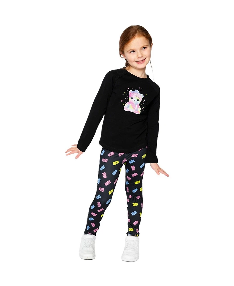 Deux par Big Girls Raglan Cotton T-Shirt