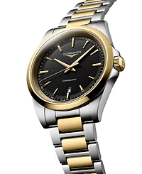 Longines Men's Two-Tone Pvd Stainless Steel Bracelet Watch 41mm