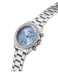 Guess Women's Quartz Silver-Tone Stainless Steel Watch 36mm