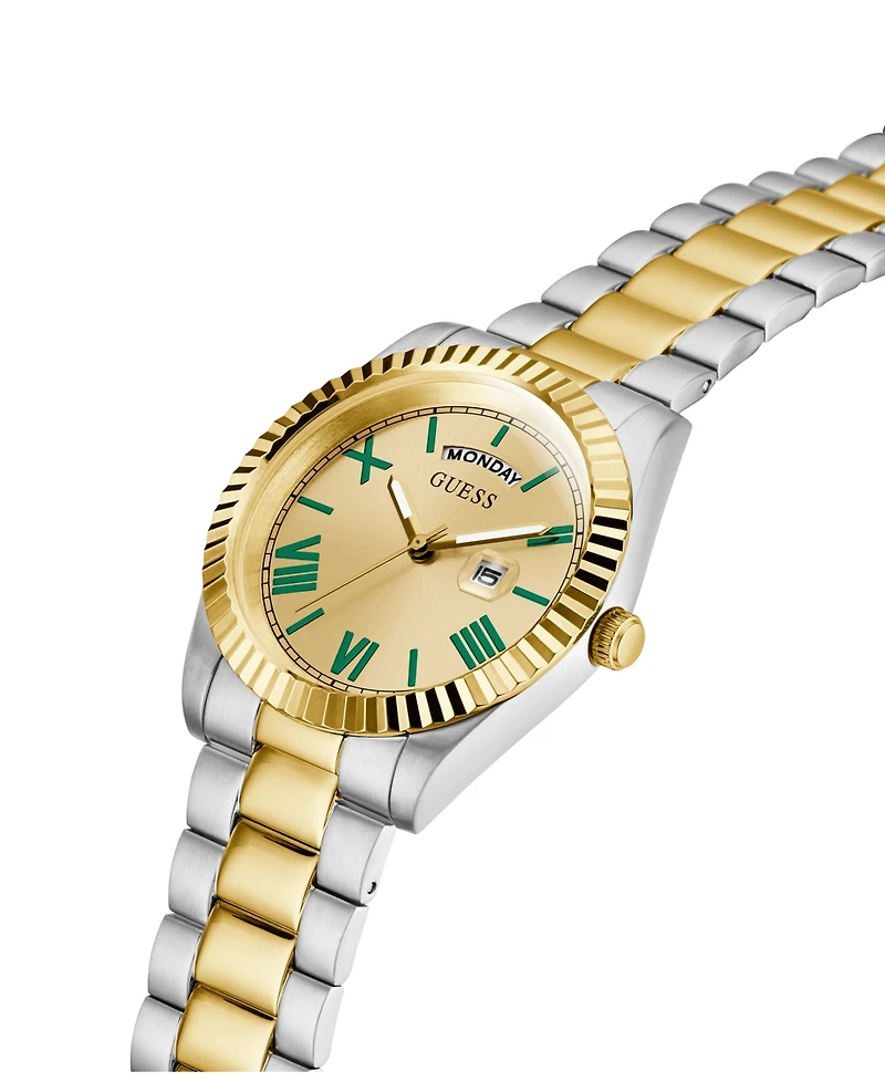 Guess Men's Quartz Two-Tone Stainless Steel Watch 42mm