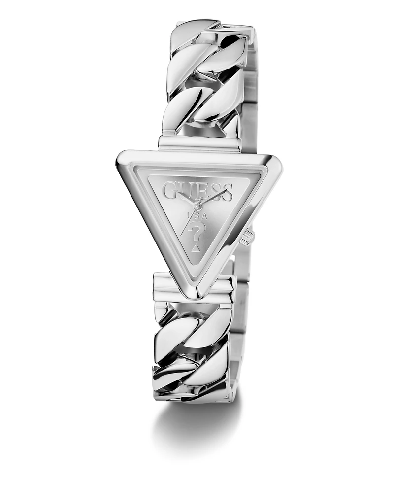 Guess Women's Quartz Silver -Tone Stainless Steel Watch 34mm
