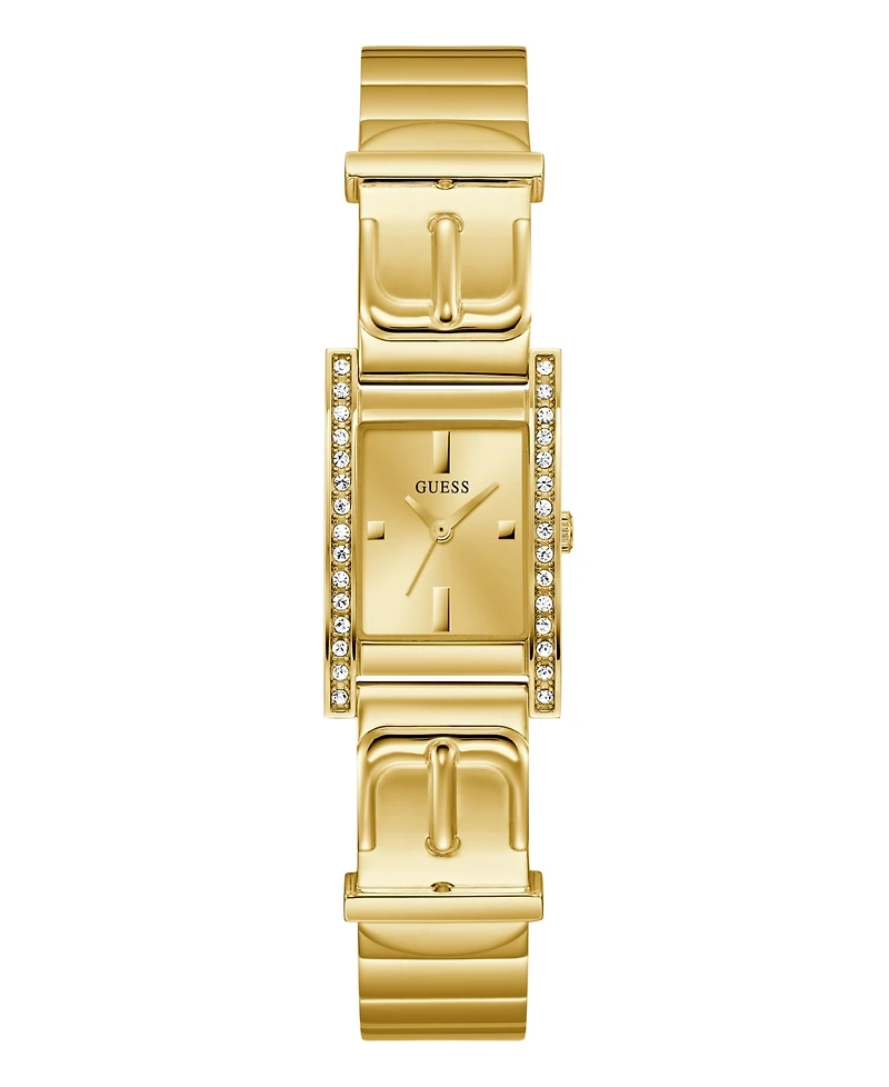 Guess Women's Gold -Tone Stainless Steel Watch 43 mm x 42 mm
