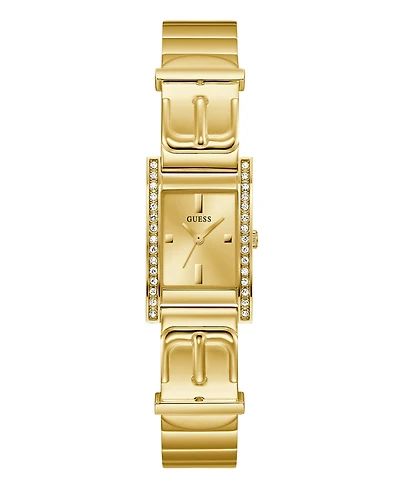 Guess Women's Gold -Tone Stainless Steel Watch 43 mm x 42 mm