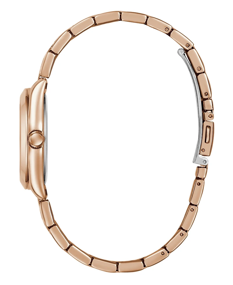 Guess Women's Quartz Rose Gold-Tone Stainless Steel Watch 32mm
