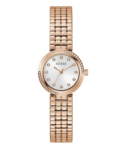 Guess Women's Quartz Rose Gold -Tone Stainless Steel Watch 28mm