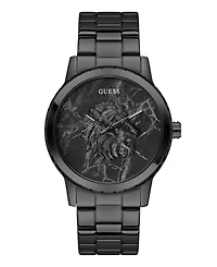 Guess Men's Quartz Black Stainless Steel Watch 44mm