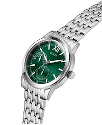 Guess Men's Quartz Silver-Tone Stainless Steel Watch 42mm