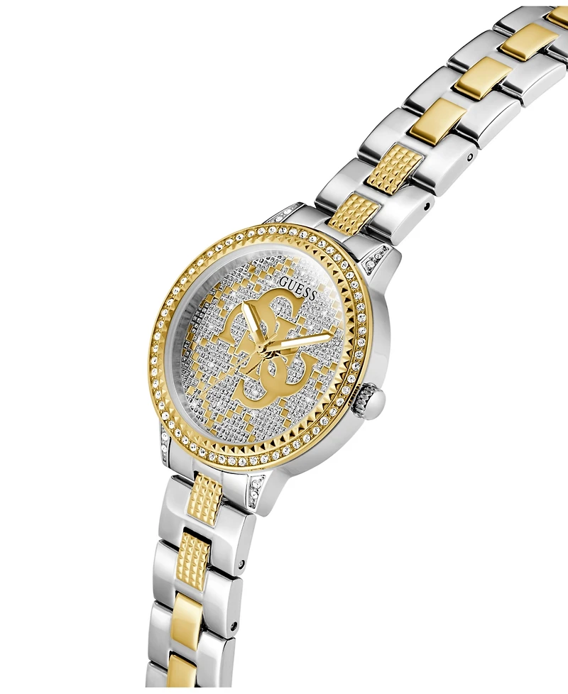Guess Women's Quartz Two-Tone Stainless Steel Watch 34mm