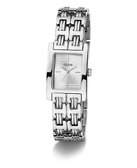 Guess Women's Quartz Silver-Tone Stainless Steel Watch 24mm x 23mm