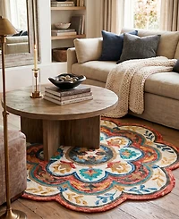 Lr Home Sweet Sinuo-108 4' x 4' Round Area Rug