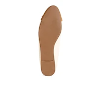 London Rag Womens Natania Two Tone Ballet Flats