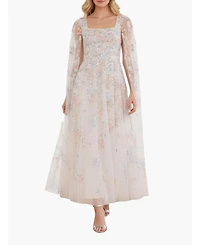 Needle & Thread Women's Versailles Ditsy Cape Sleeve Ankle Gown