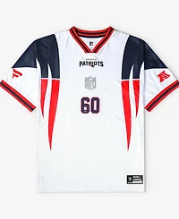 Fanatics Men's White New England Patriots Football x Football V-Neck Fan Top