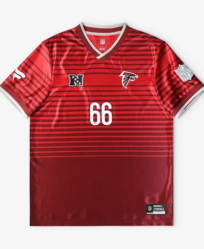 Fanatics Men's Red Atlanta Falcons Football x Football V-Neck Fan Top