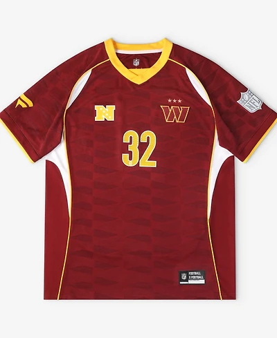 Fanatics Men's Burgundy Washington Commanders Football x Football Collared Fan Top
