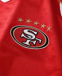 Fanatics Men's Scarlet San Francisco 49ers Football x Football V-Neck Fan Top