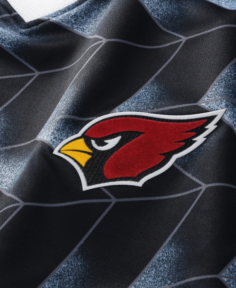 Fanatics Big Boys and Girls Black Arizona Cardinals Football x V-Neck Fan Top