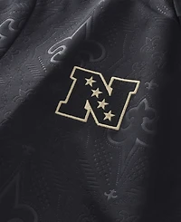 Fanatics Big Boys and Girls Black New Orleans Saints Football x Collared Fan Top