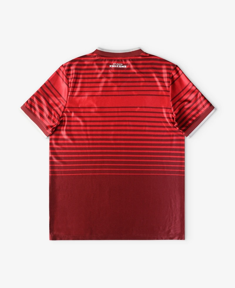 Fanatics Big Boys and Girls Red Atlanta Falcons Football x V-Neck Fan Top