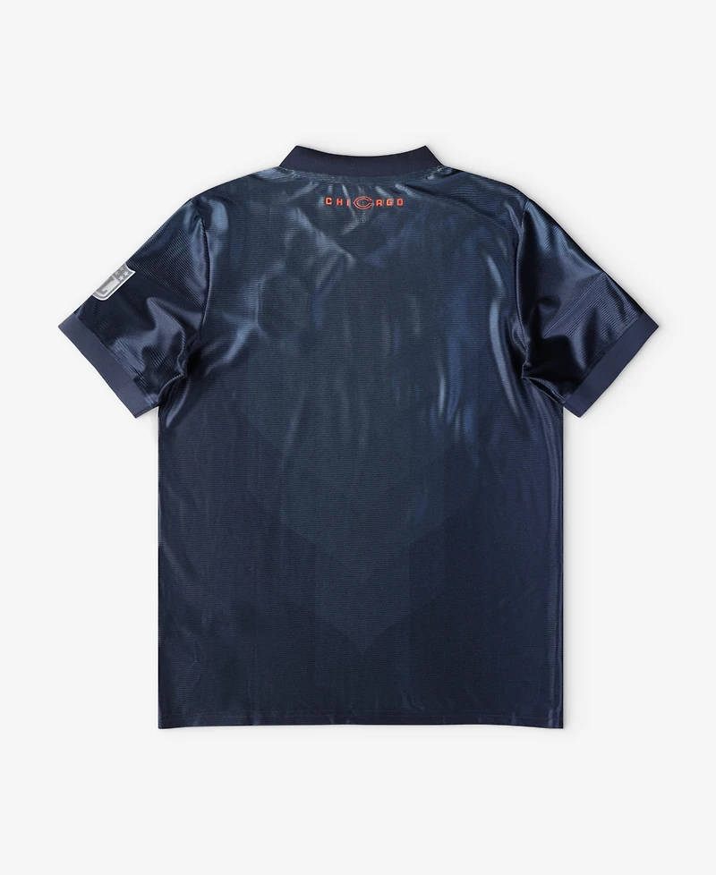 Fanatics Big Boys and Girls Navy Chicago Bears Football x V-Neck Fan Top