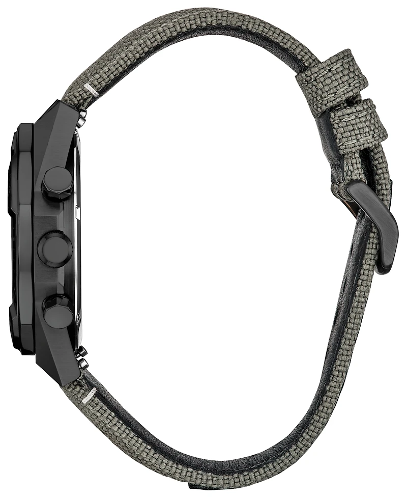 Citizen Men's Nighthawk Sport Casual Gray Nylon Strap Watch 42mm