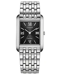 Citizen Men's Classic Silver-Tone Stainless Steel Bracelet Watch 26.5mm