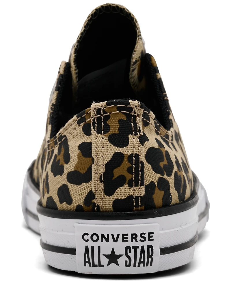Converse Little Girls Chuck Taylor All Star Leopard Print Lifestyle Sneakers from Finish Line