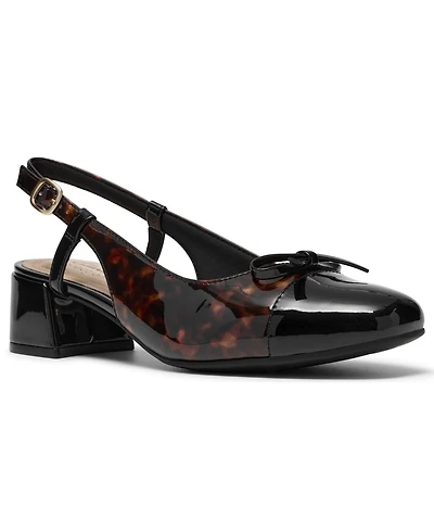 Clarks Women's Iridessa Buckle Block Heel Pumps