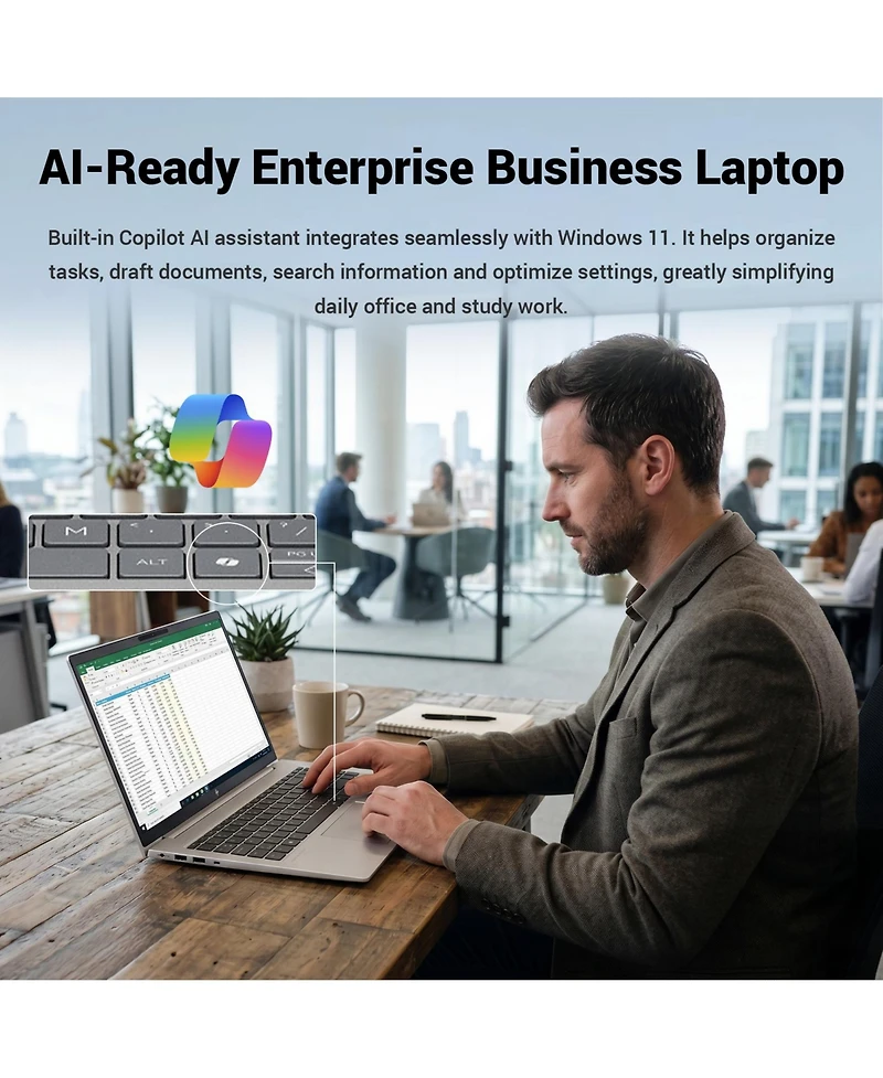 Hp ProBook 4 16" Fhd Business Laptop, Intel Core Ultra 5 225U, Intel Graphics, 64GB DDR5, 2TB Ssd, Wi-Fi 6, Win11 Pro