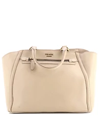 Pre-Owned Prada Large Front Pocket Tote City Calfskin