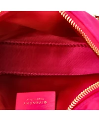Pre-Owned Givenchy Mini Voyou Party Shoulder Bag Satin with Leather