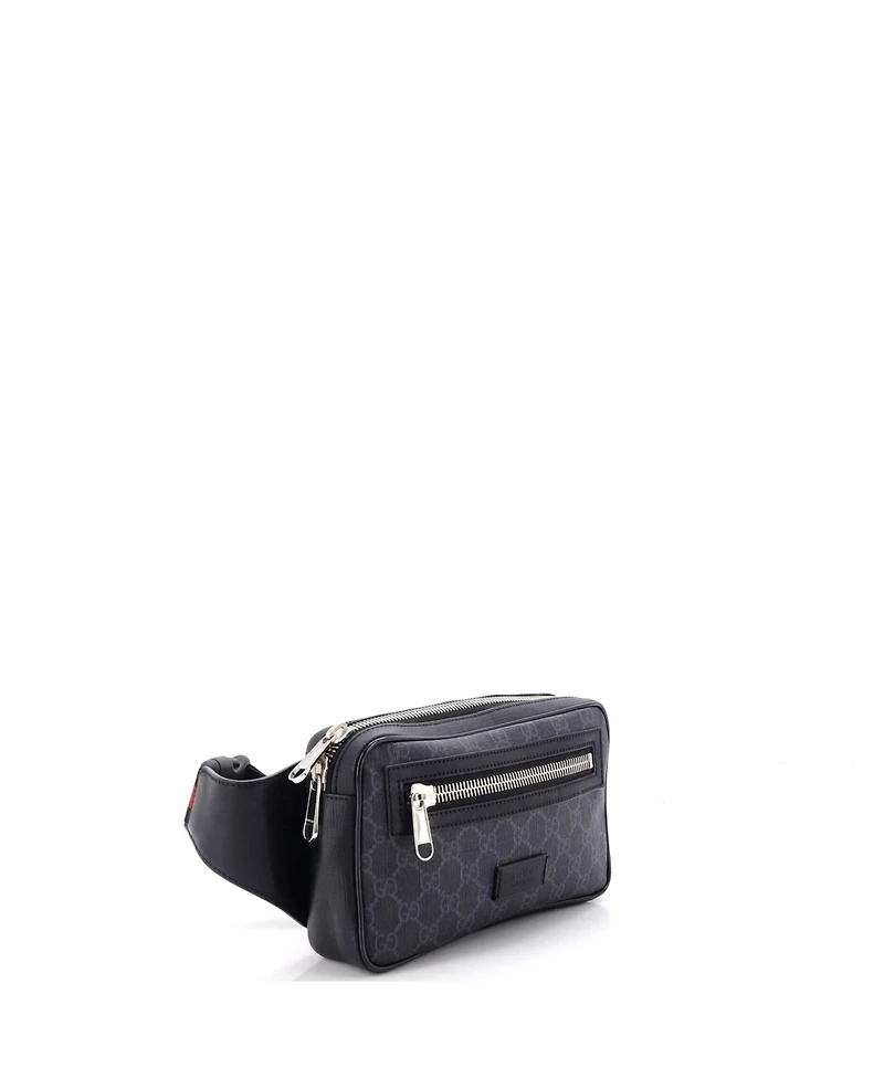 Pre-Owned Gucci Small Soft Zip Belt Bag Gg Coated Canvas