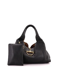 Pre-Owned Gucci Maxi Softbit Hobo Leather