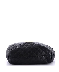 Pre-Owned Saint Laurent Maxi Icare Shopping Tote Quilted Leather