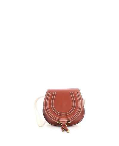 Pre-Owned Chloe Mini Marcie Crossbody Bag Leather
