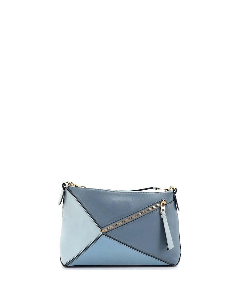 Pre-Owned Loewe Small Puzzle Pochette Bag Leather