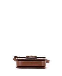Pre-Owned Gucci Small Horsebit 1955 Shoulder Bag Gg Coated Canvas with Leather