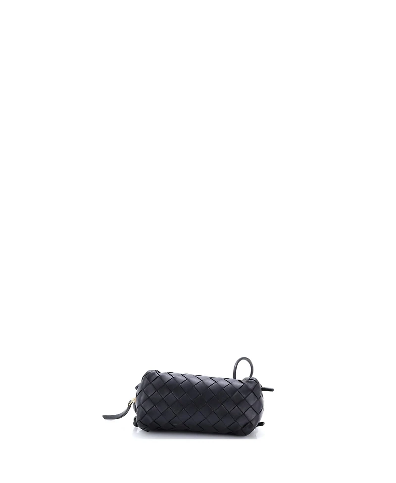 Pre-Owned Bottega Veneta Mini Concert Crossbody Pouch Intrecciato Nappa