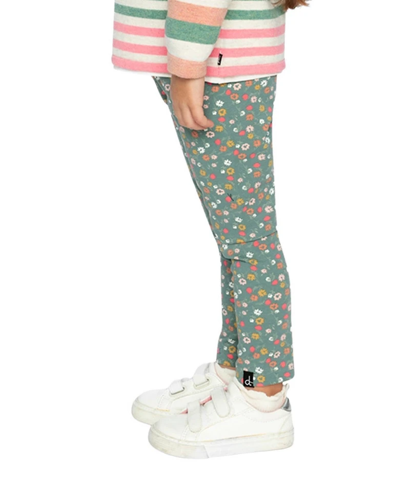 Deux par Baby Girls Cotton Leggings Floral Print