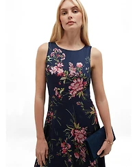 Hobbs Women's Carly Floral A-Line Sleeveless Dress