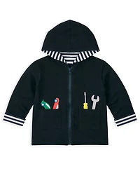 Florence Eiseman Baby Boy (12M-24M) Reversible Jacket With Cars and Tools
