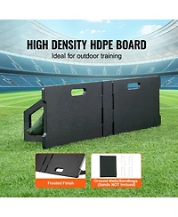 Hongge 45 x 13 in Hdpe Soccer Rebounder Board with Laser Target