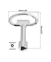 Xdovet Triangle Socket Spanner Key Electrical Cabinet Meter Lock